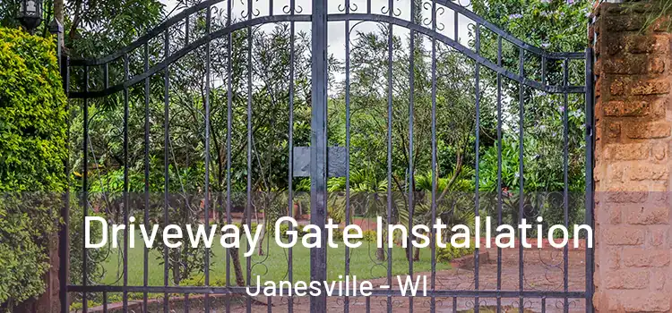 Driveway Gate Installation Janesville - WI