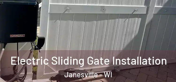 Electric Sliding Gate Installation Janesville - WI