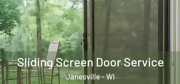 Sliding Screen Door Service Janesville - WI